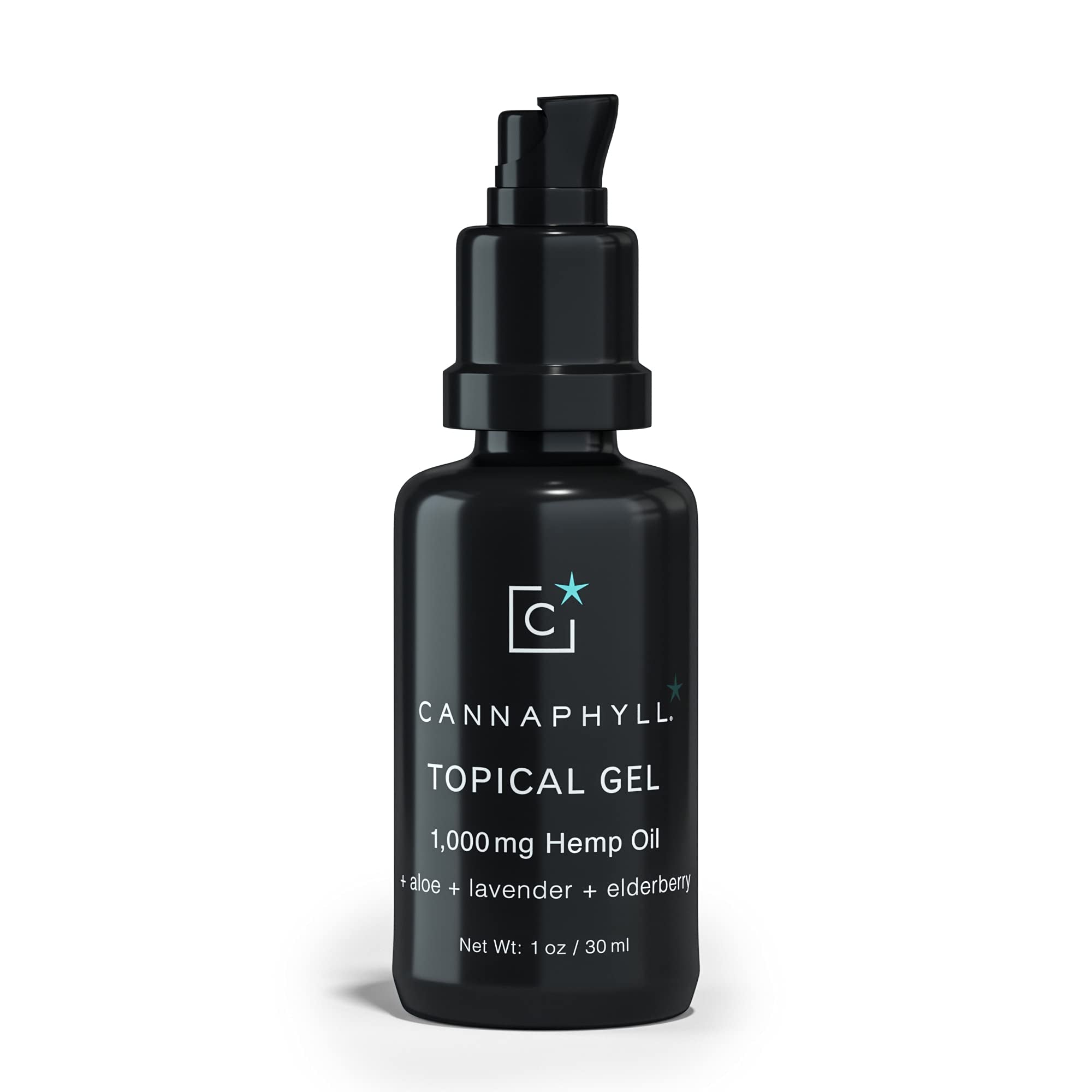 CANNAPHYLL Topical Organic Natural Hemp Gel (1 oz) for Skin, Back, Shoulder, Muscle, Nerves, and Joints, Tattoo Aftercare Made with Lavender, Neroli, Marjoram, and Cedarwood - TrustMedUSA