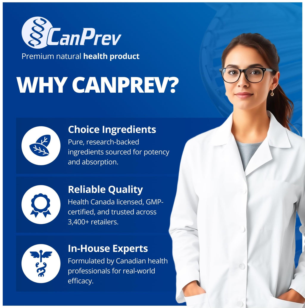 CanPrev Magnesium Bisglycinate Chelated + GABA & Melatonin, 120 Veg Caps, 120-Day Supply, Support Restful Night, Muscle Function, Promote Relaxation & Balanced Sleep-Wake Cycle, Vegan, No GMO & Gluten - TrustMedUSA