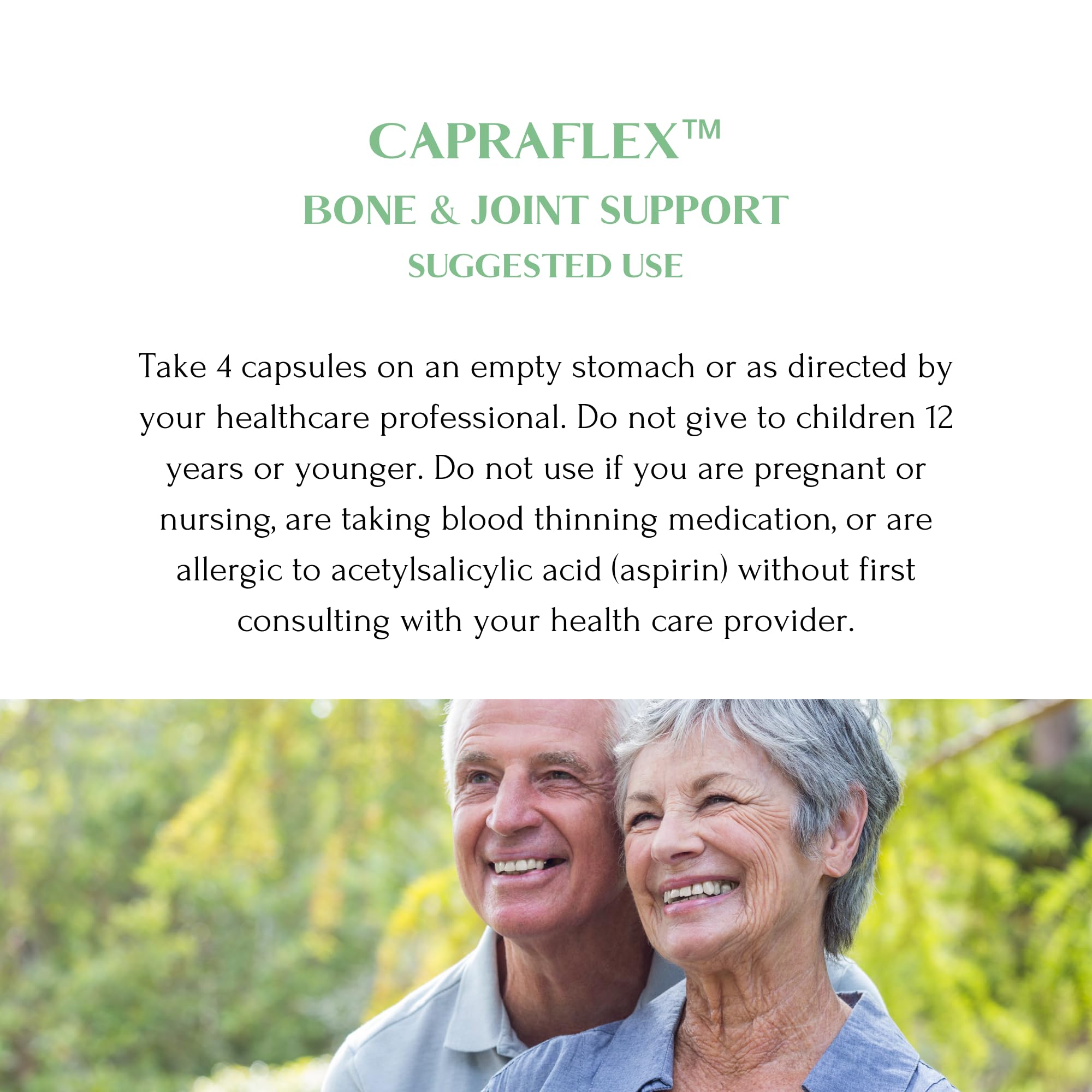 CapraFlex by Mt. Capra | Bone and Joint Support Supplement with Chicken Collagen, Hyaluronic Acid, Turmeric, and Herbs for Joint Vitality | 30 Servings - 120 Capsules - TrustMedUSA