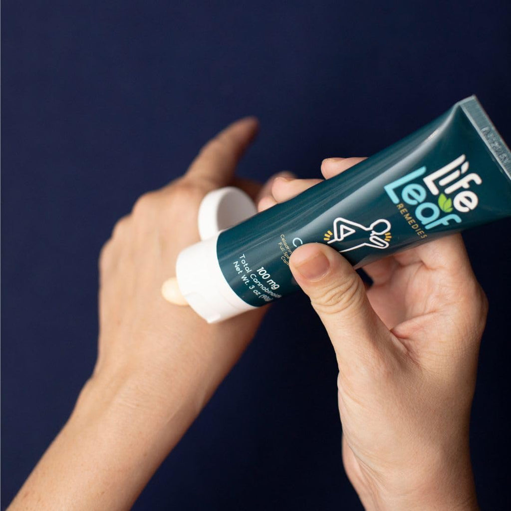 Capsaicin Cream (.05%) - Extra Strength Joint & Muscle, Knee & Back, Neck & Shoulder, Sore Muscle Cream with Capsaicin, Menthol, Celadrin and Hemp - Non-Greasy 3 OZ Deep Comforts by Life Leaf - TrustMedUSA