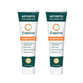 Capsiva Pain Relief Topical 3oz Tube, 2 Pack, for Your Hands, Neck, Back, Joints, Non-Greasy, No Burn, Odor Free, Homeopathic Active Ingredients, Contains Capsaicin & Arnica, Absorbs Fast - TrustMedUSA