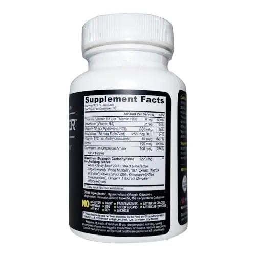 Carb Stopper Extreme (3 Bottles Maximum Strength, Natural Carbohydrate and Starch - TrustMedUSA