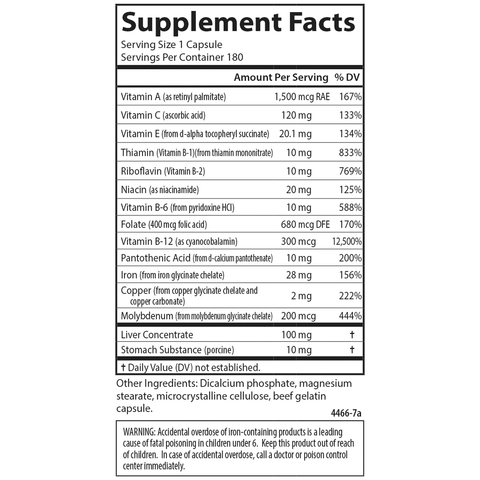 Carlson - Blood Nutrients, 28 mg Iron, Blood Development, Iron Absorption & Optimal Wellness, 40 Capsules - TrustMedUSA