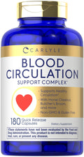 Carlyle Blood Circulation Supplement | 180 Capsules | Supports Healthy Circulation | Non-GMO, Gluten Free - TrustMedUSA