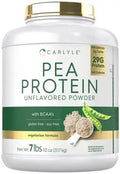 Carlyle Pea Protein Powder with BCAA'S 7lb | Unflavored | 29G Protein | Non-GMO, Gluten - TrustMedUSA