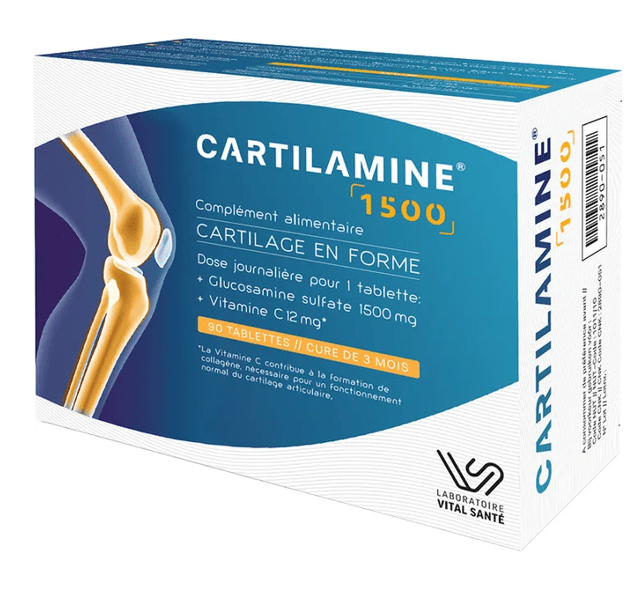Cartilamine 1500 Cartilage en Forme 90 tablets - TrustMedUSA