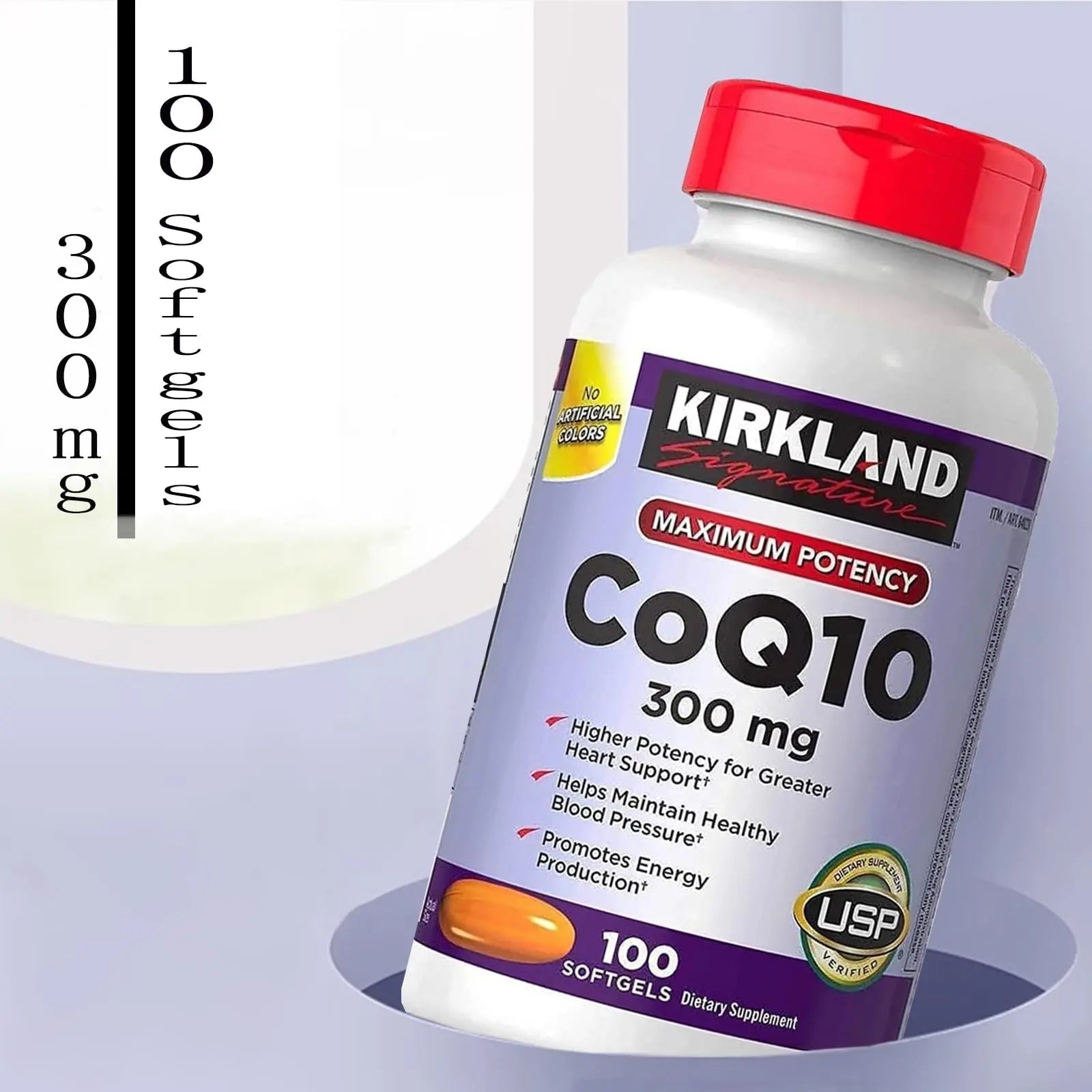 CARZIX CoQ10 300mg,100 Softgels-Helps Maintain Healthy Blood Pressure，Romotes - TrustMedUSA