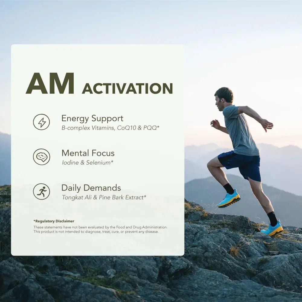 CASIDOR - Dominus MULTIVITAMINS for Men + Performance Formula | AM + PM | – 30 Days Serving | Energy, Performance, Recovery & Sleep - TrustMedUSA