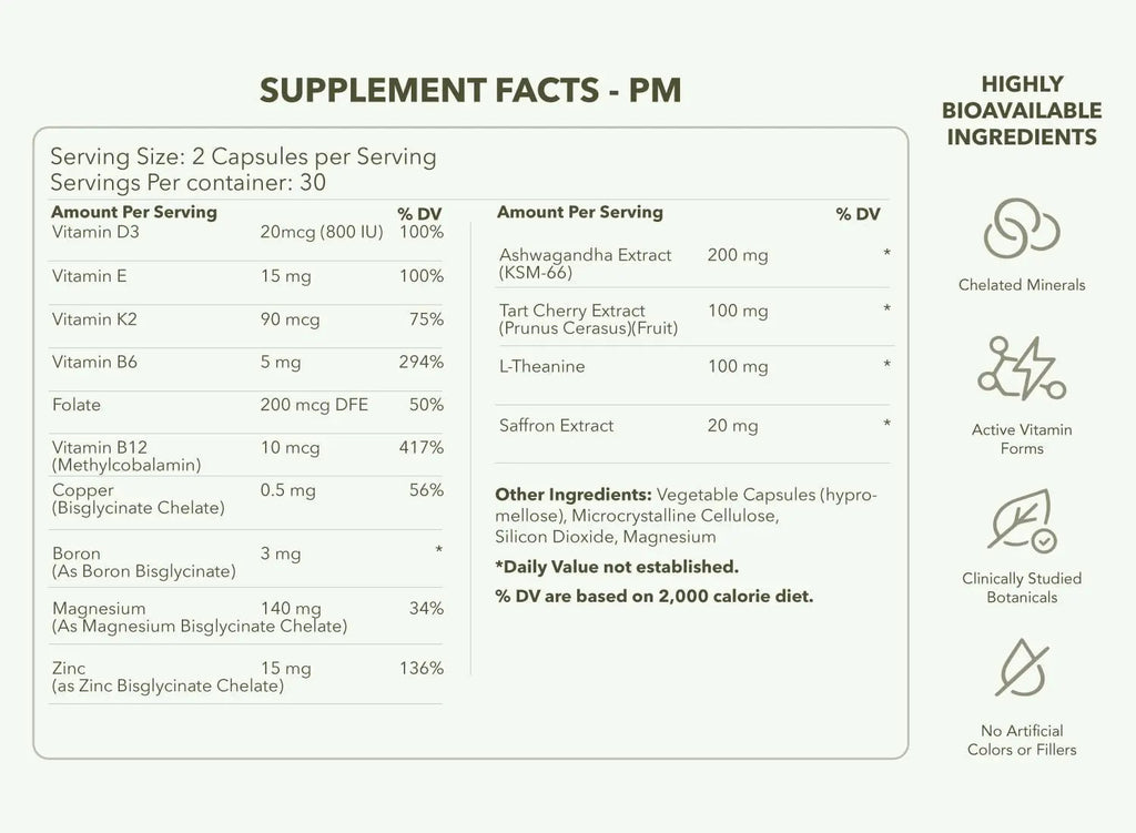 CASIDOR - Dominus MULTIVITAMINS for Men + Performance Formula | AM + PM | – 30 Days Serving | Energy, Performance, Recovery & Sleep - TrustMedUSA