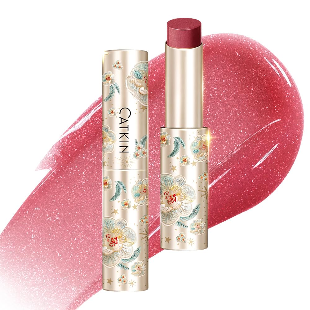 CATKIN Glossy Lip Balm Ultra Hydating Glow Lip Tinted Jelly Plump Melting Balm Shea Butter Repair Soothing For Dry Lips Dewy Finished 0.12 oz C05 SUNFLOWER - TrustMedUSA