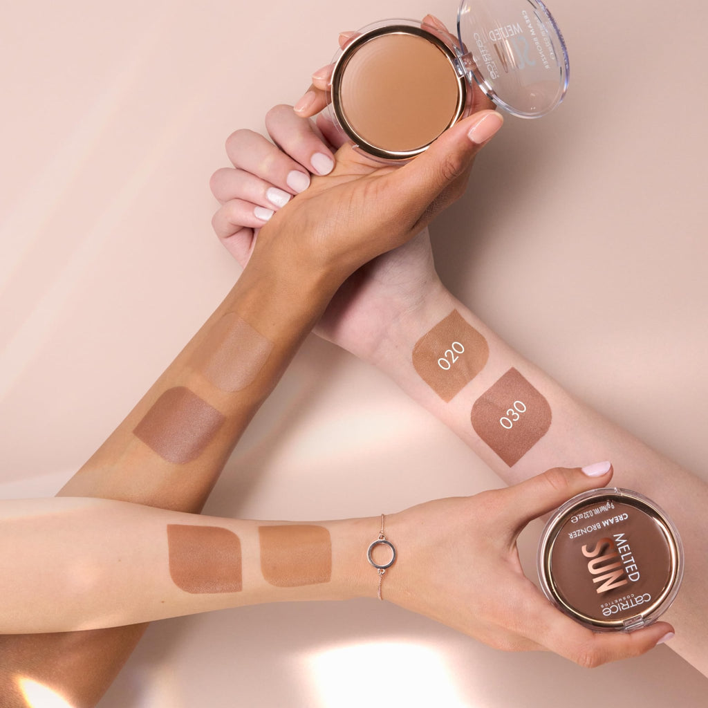 Catrice | Melted Sun Cream Bronzer, Easy to Blend Buildable Coverage for Long Lasting Bronzed Glow, Vegan & Cruelty Free, Without Parabens, Oil & Microplastic Particles (30 | Pretty Tanned) - TrustMedUSA