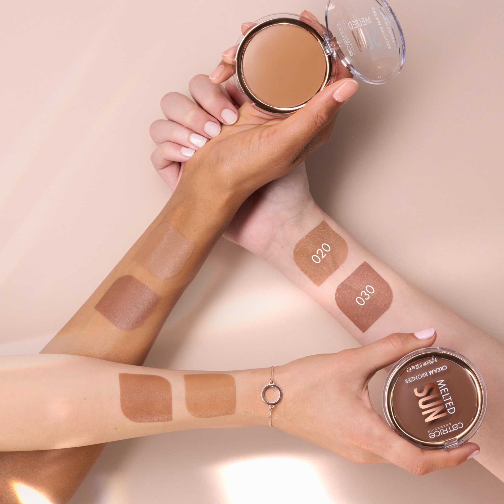 Catrice | Melted Sun Cream Bronzer, Easy to Blend Buildable Coverage for Long Lasting Bronzed Glow, Vegan & Cruelty Free, Without Parabens, Oil & Microplastic Particles (30 | Pretty Tanned) - TrustMedUSA
