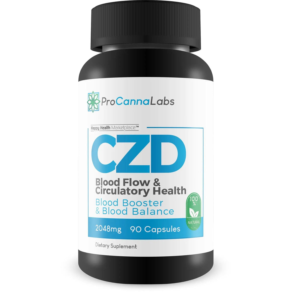 CDZ Supplement Vitamin C D and Zinc Plus Herbs - Our Best Vitamin C D Zinc Blood Booster for Blood Balance & Blood Flow - C Z D Blood Flow & Circulatory Health - Pro Canna Labs Gummies Capsules - TrustMedUSA