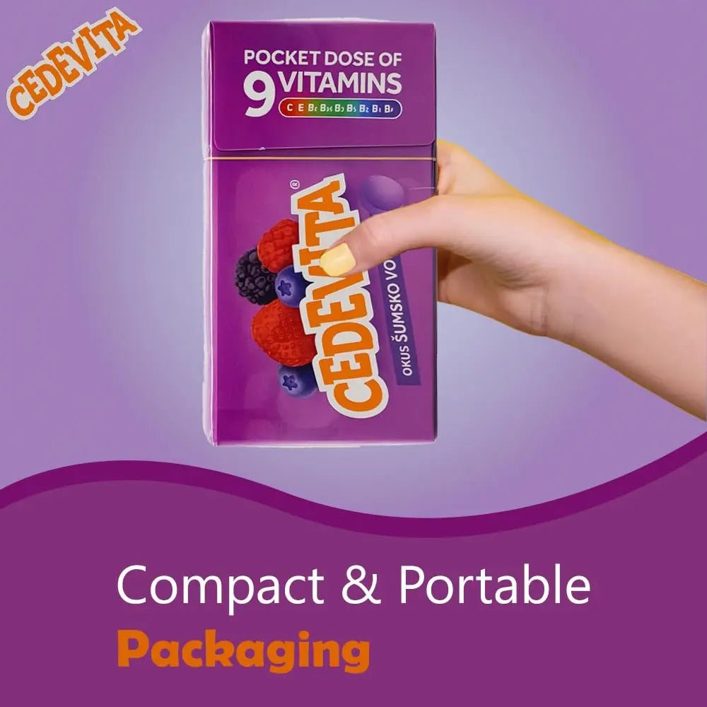 Cedevita Multivitamin Healthy and Sweet Candies - Pack of 8 (Forest Fruit) - TrustMedUSA