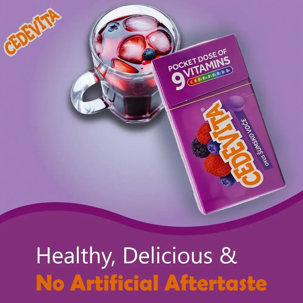Cedevita Multivitamin Healthy and Sweet Candies - Pack of 8 (Forest Fruit) - TrustMedUSA