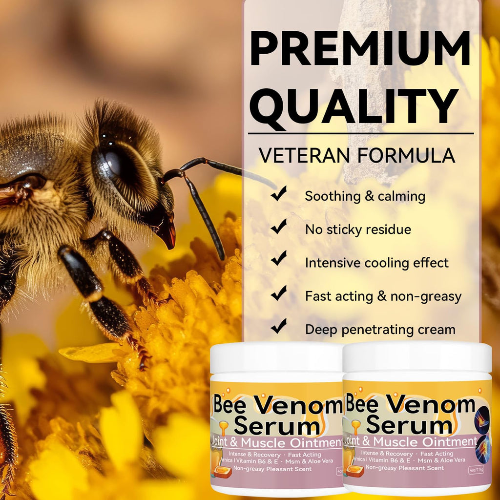 Cedonivor Bee Venom Cream, Joint & Muscle Soothing, Professional Bee Venom Joint Cream,Joint Gel - Specially for for Back, Neck, Hands, Knee - TrustMedUSA