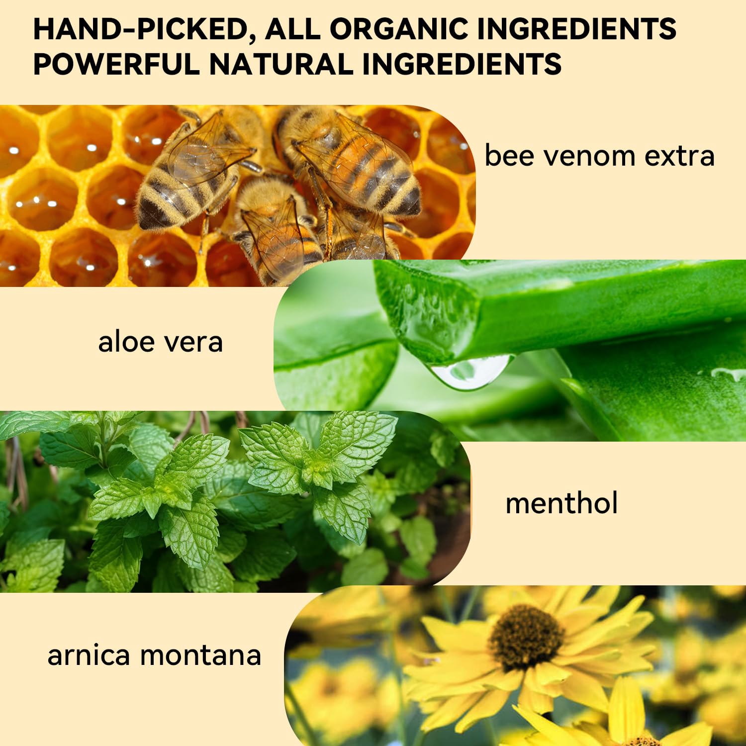 Cedonivor Bee Venom Cream, Joint & Muscle Soothing, Professional Bee Venom Joint Cream,Joint Gel - Specially for for Back, Neck, Hands, Knee - TrustMedUSA