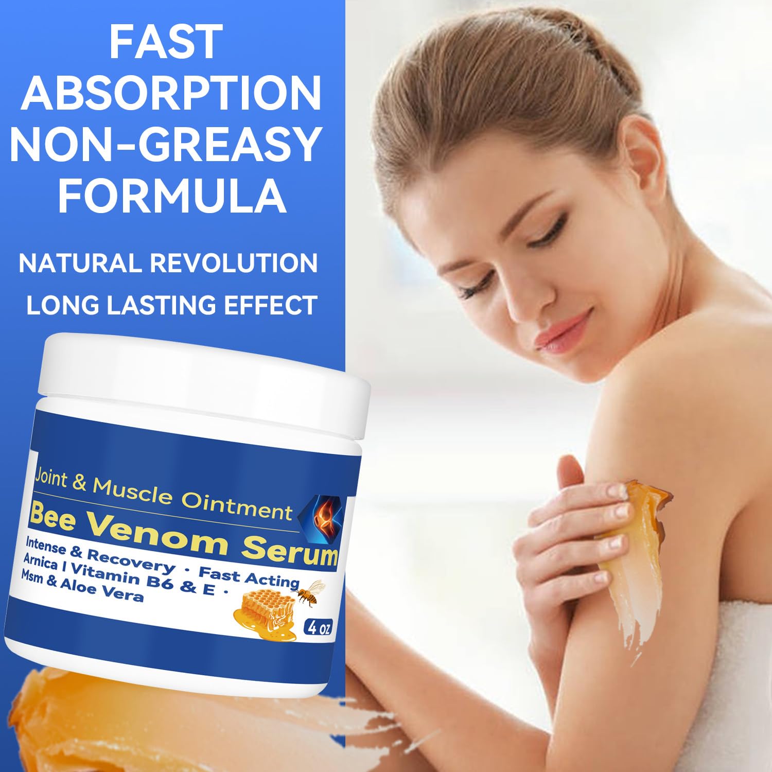 Cedonivor Bee Venom Joint and Bone Cream, Bee Venom Joint Relief Cream Joint Care for Knee, Neck, Back, Hands, Feet Moisturizer - TrustMedUSA