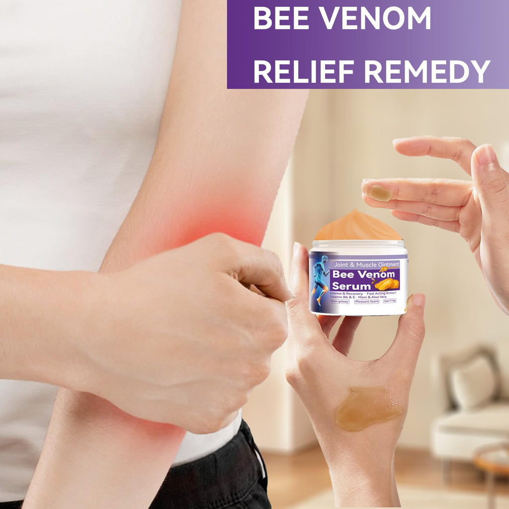 Cedonivor Bee Venom Joint Cream, Joint & Muscle Soothing, Bee Venom Cream for Back, Knee, Hands, Neck, Feet - TrustMedUSA