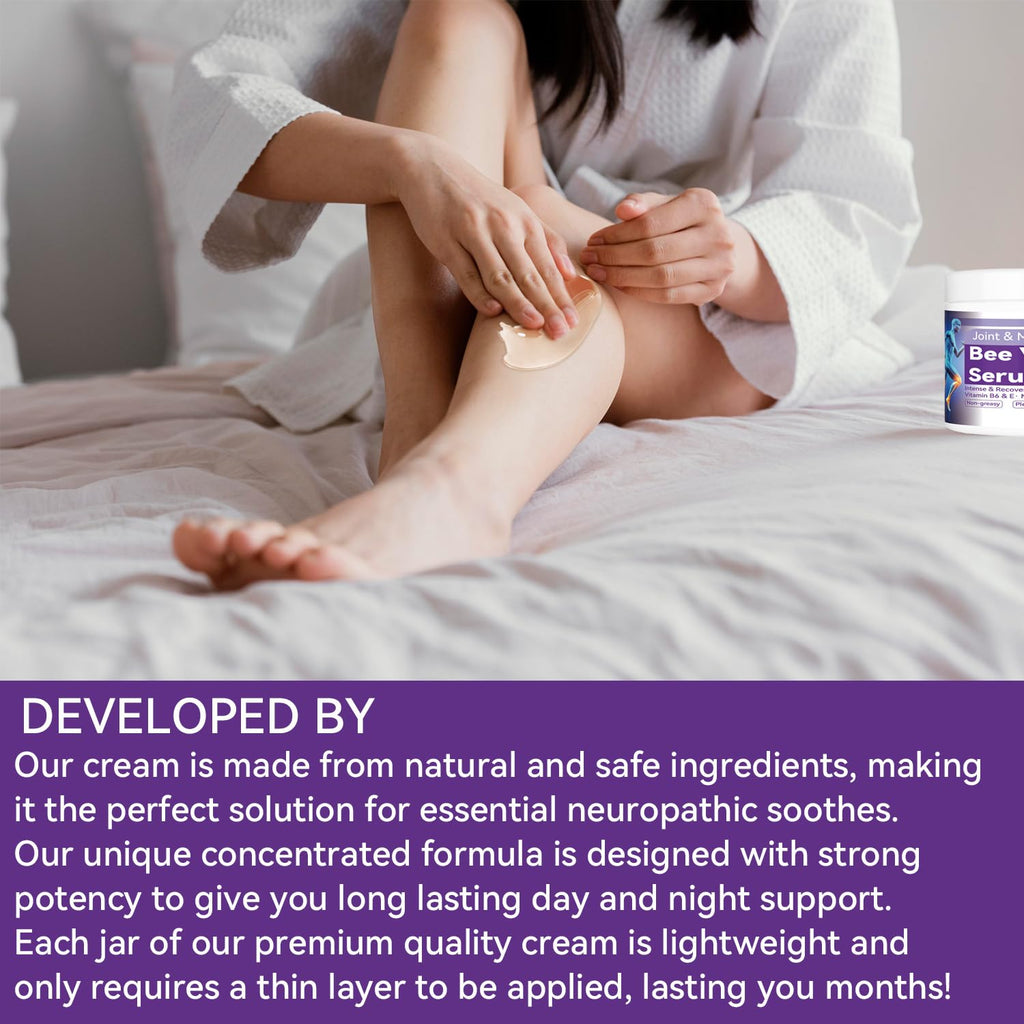 Cedonivor Bee Venom Joint Cream, Joint & Muscle Soothing, Bee Venom Cream for Back, Knee, Hands, Neck, Feet - TrustMedUSA