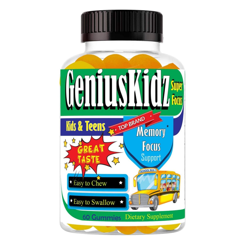 Celebrity Lifestyle Product Brain Support Focus Supplement for Kid and Teens Omega 3 Gummy Vitamin Memory and Attention, Brain Booster, Kid Focus Attention Supplement(1 Bottle) DHA 60ct - TrustMedUSA