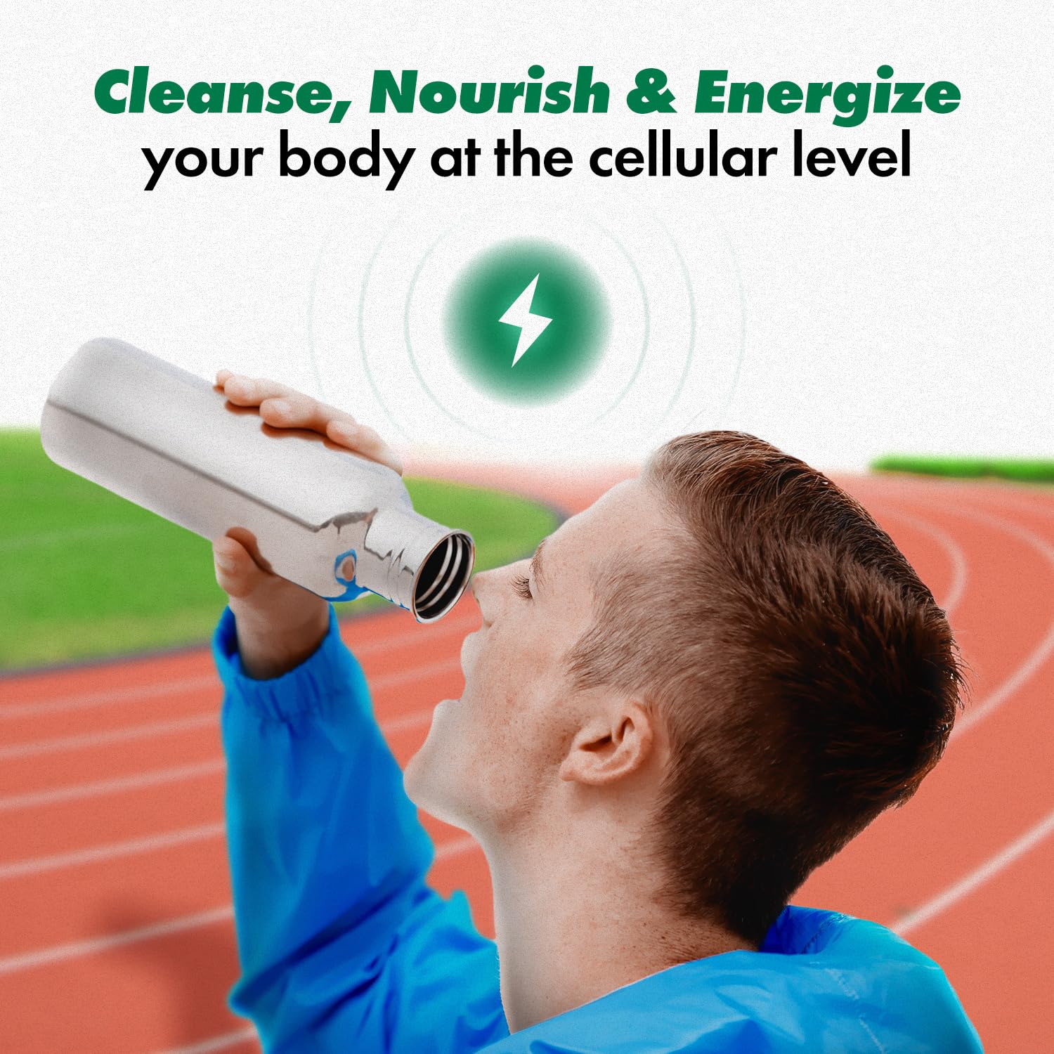 Cell Power® Oxygen Drops (1oz) - Liquid Oxygen Dietary Supplement Enriched with Beets, Grapes, and Vegetable Protein - Liquid Oxygen Drops for Wellness - TrustMedUSA