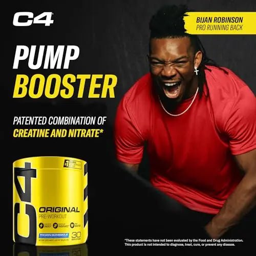 Cellucor C4 Original Pre Workout Powder Frozen Bombsicle Sugar Free Preworkout - TrustMedUSA