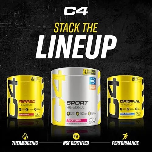 Cellucor C4 Original Pre Workout Powder Frozen Bombsicle Sugar Free Preworkout - TrustMedUSA