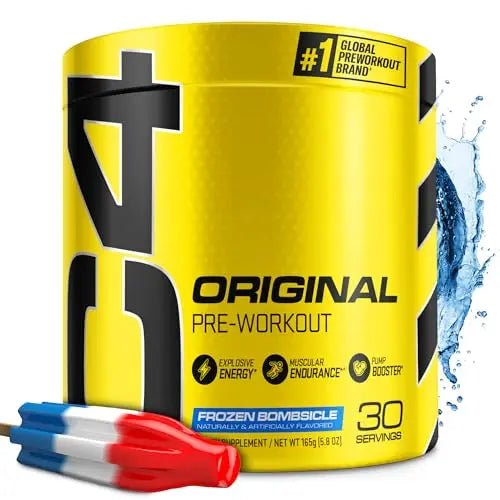Cellucor C4 Original Pre Workout Powder Frozen Bombsicle Sugar Free Preworkout - TrustMedUSA