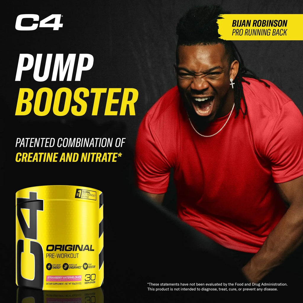 Cellucor C4 Original Pre Workout Powder Strawberry Watermelon Ice Sugar Free Preworkou - TrustMedUSA