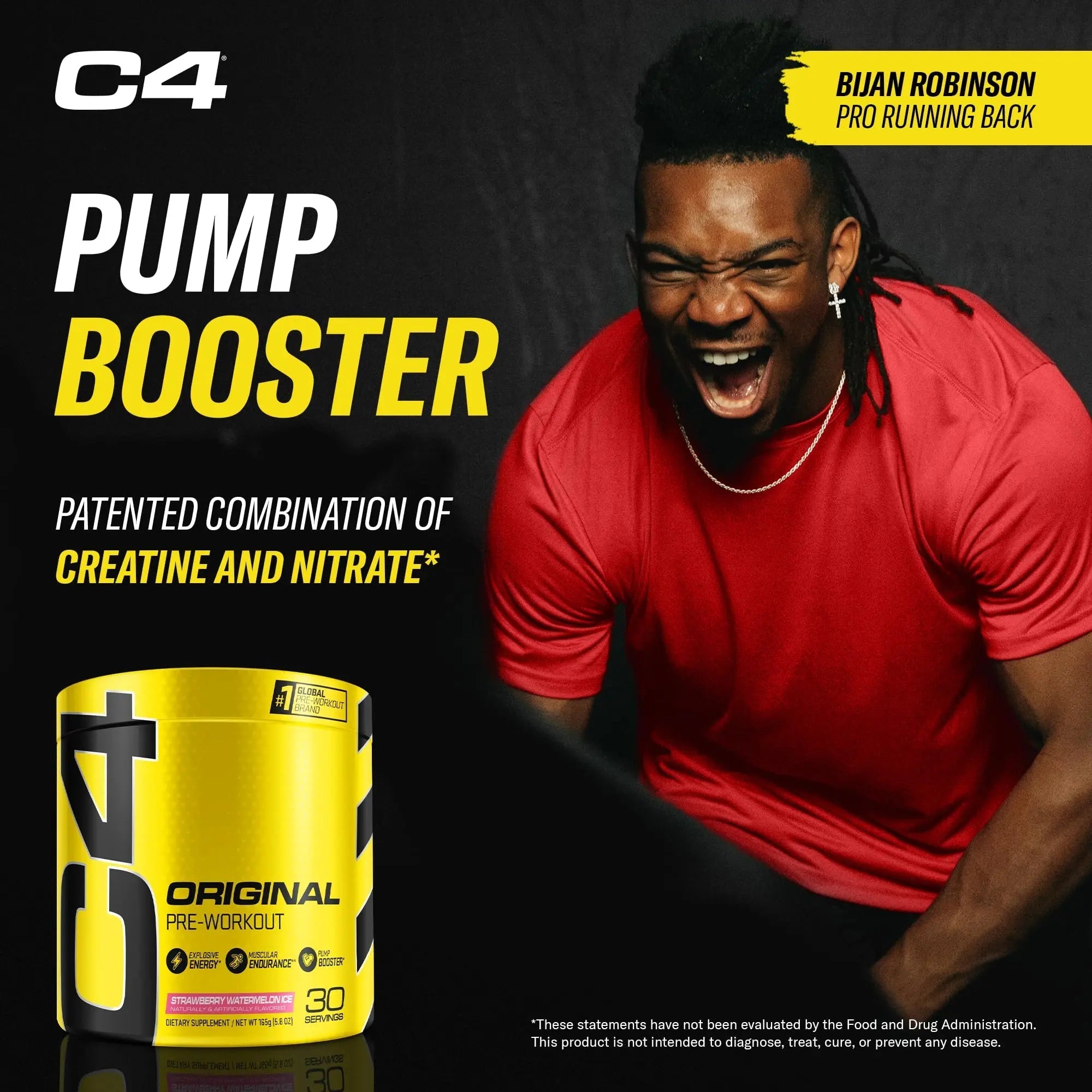Cellucor C4 Original Pre Workout Powder Strawberry Watermelon Ice Sugar Free Preworkou - TrustMedUSA