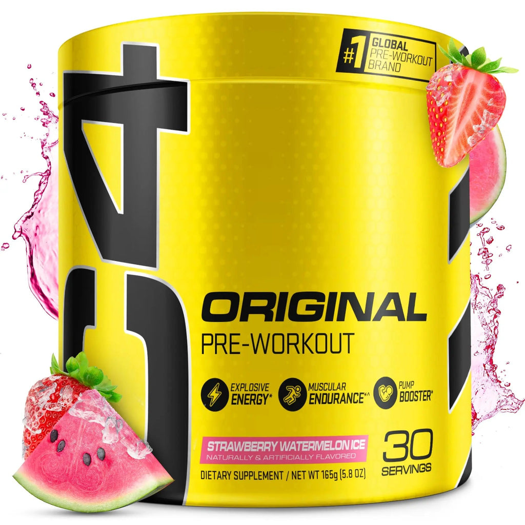 Cellucor C4 Original Pre Workout Powder Strawberry Watermelon Ice Sugar Free Preworkou - TrustMedUSA