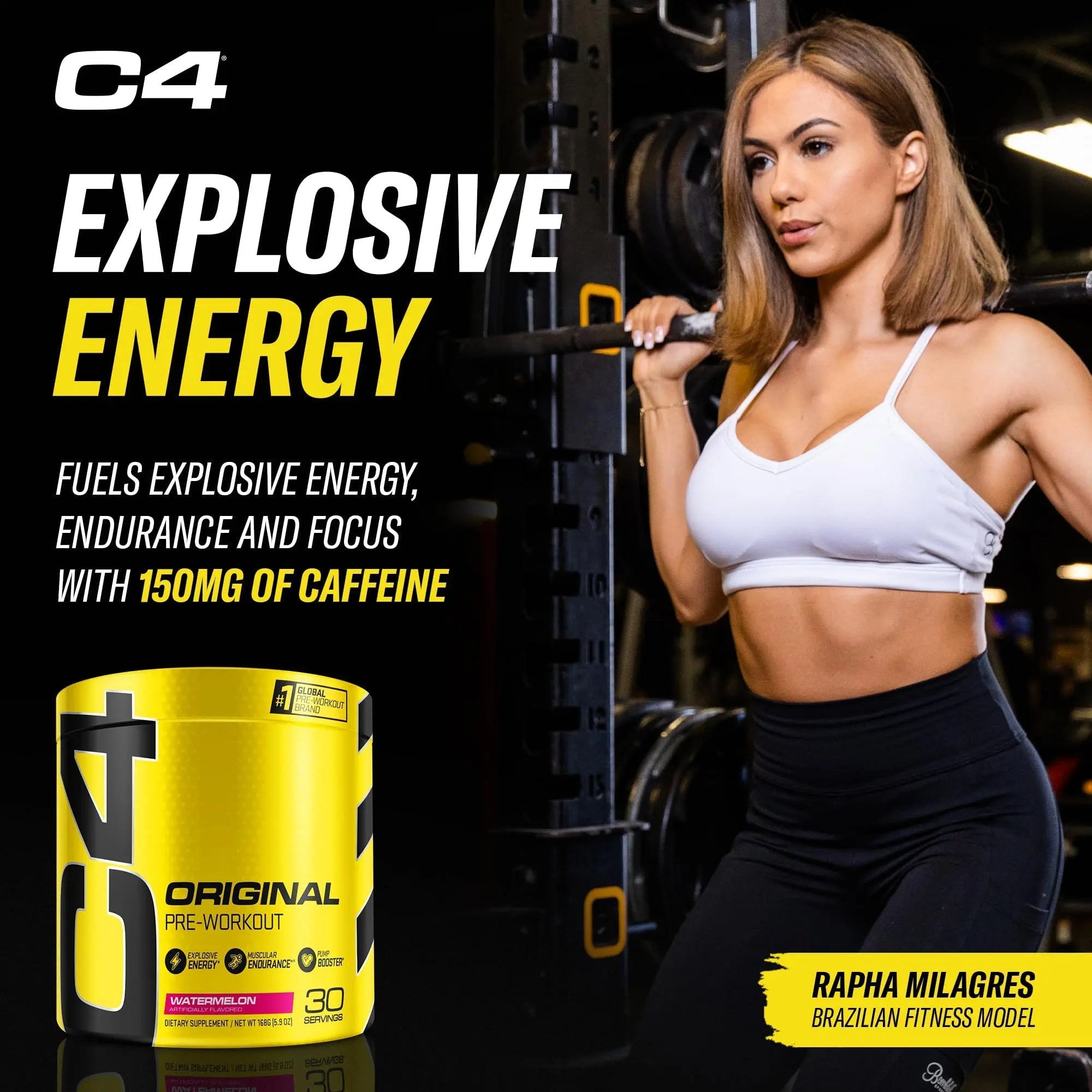 Cellucor C4 Original Pre Workout Powder Watermelon Sugar Free Preworkout Energy - TrustMedUSA