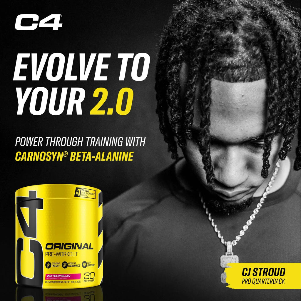 Cellucor C4 Original Pre Workout Powder Watermelon Sugar Free Preworkout Energy - TrustMedUSA