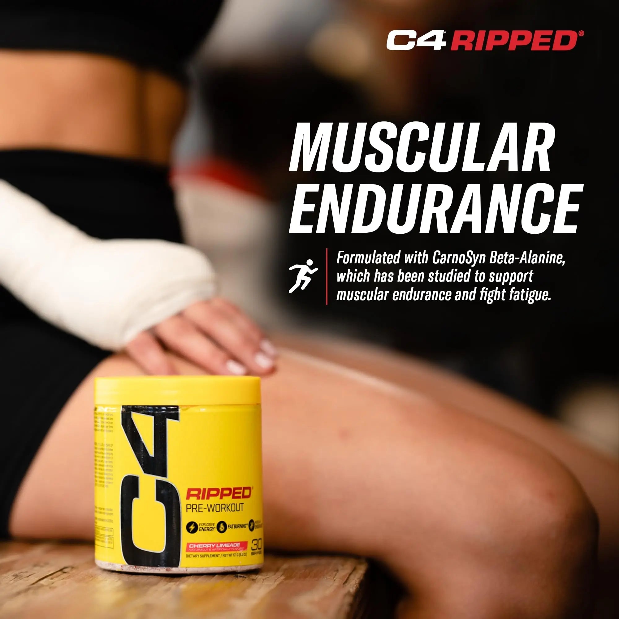 Cellucor C4 Ripped Pre Workout Powder Cherry Limeade | Creatine Free + Sugar Free - TrustMedUSA