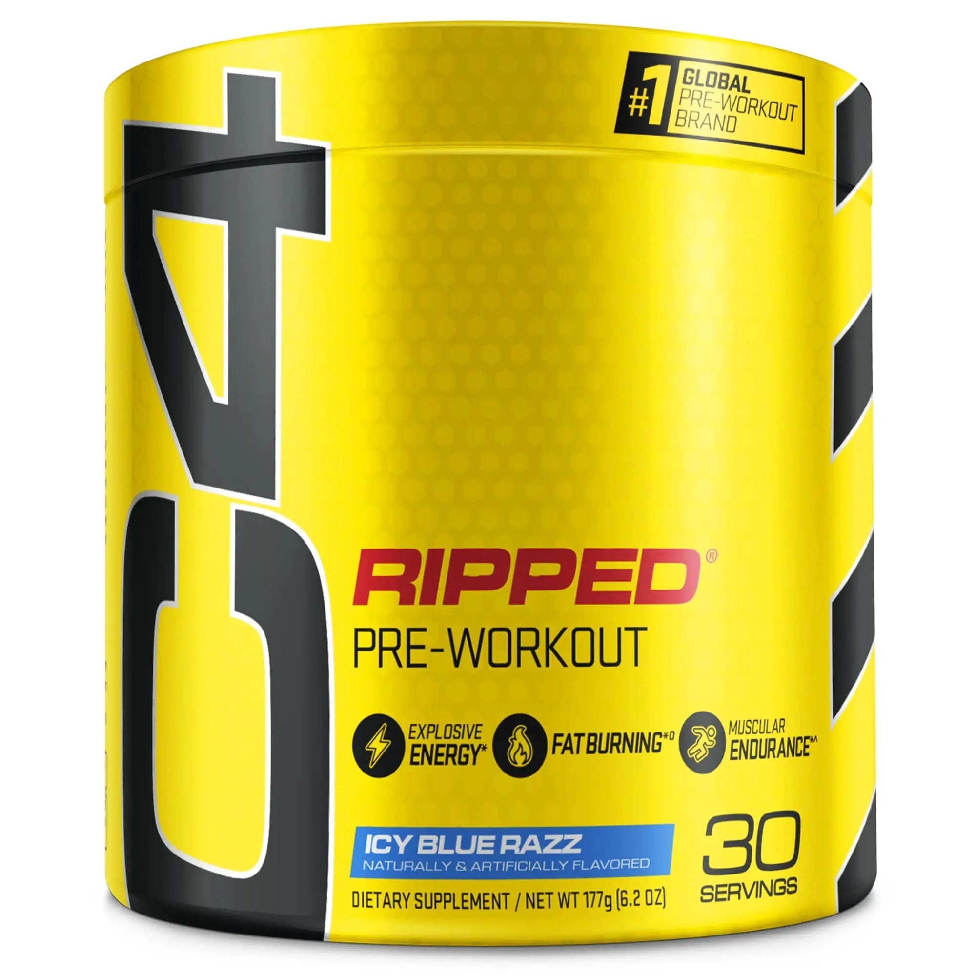 Cellucor C4 Ripped Pre Workout Powder ICY Blue Razz | Creatine Free + Sugar Free - TrustMedUSA