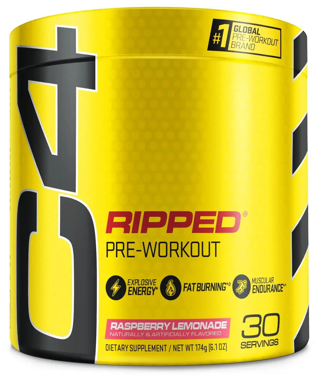 Cellucor C4 Ripped Pre Workout Powder Raspberry Lemonade | Creatine Free + Sugar Free - TrustMedUSA