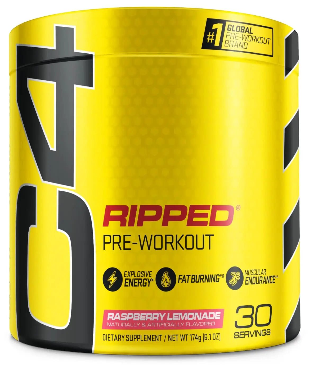 Cellucor C4 Ripped Pre Workout Powder Raspberry Lemonade | Creatine Free + Sugar Free - TrustMedUSA