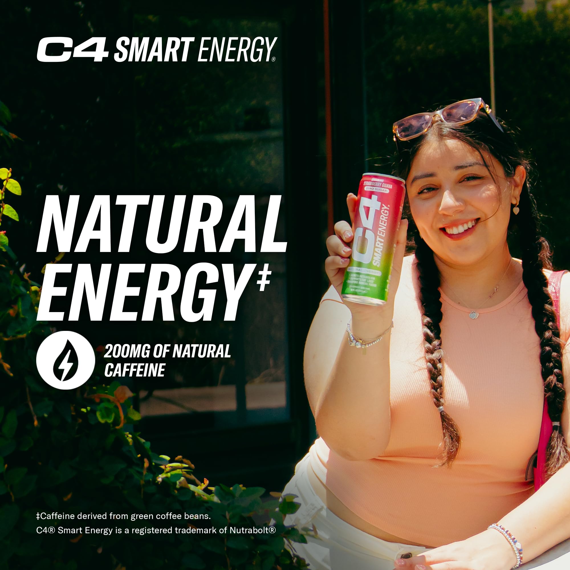 Cellucor C4 Smart Energy Drink - Sugar Free Performance Fuel & Nootropic Brain Booster, Coffee Substitute or Alternative | Cherry Berry Lime 12 Oz - 12 Pack - TrustMedUSA