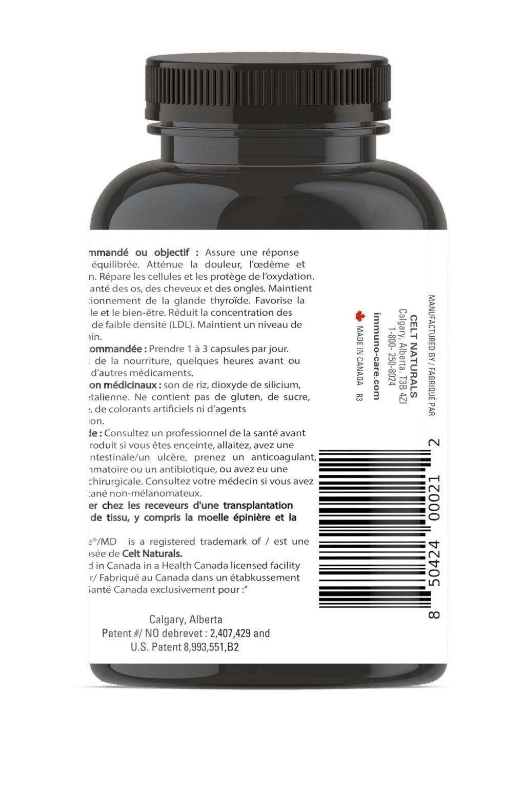 Celt Immunocare 60 v-caps - Potent Seasonal Allergy Blend - Adult Immunity Support - Cholesterol Modulator - Plant Sterols Ultra Strength - 7 Key Immunity Enhancing Ingredients - TrustMedUSA