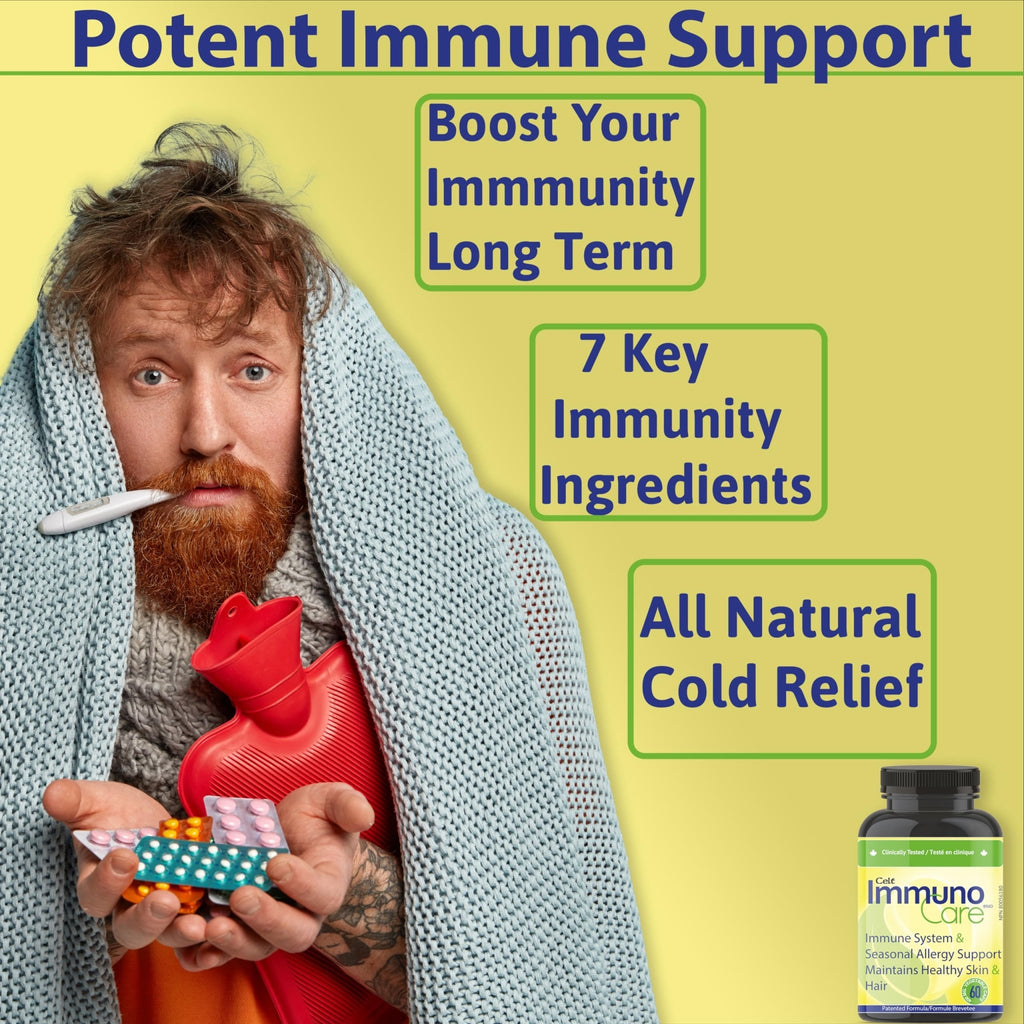 Celt Immunocare 60 v-caps - Potent Seasonal Allergy Blend - Adult Immunity Support - Cholesterol Modulator - Plant Sterols Ultra Strength - 7 Key Immunity Enhancing Ingredients - TrustMedUSA