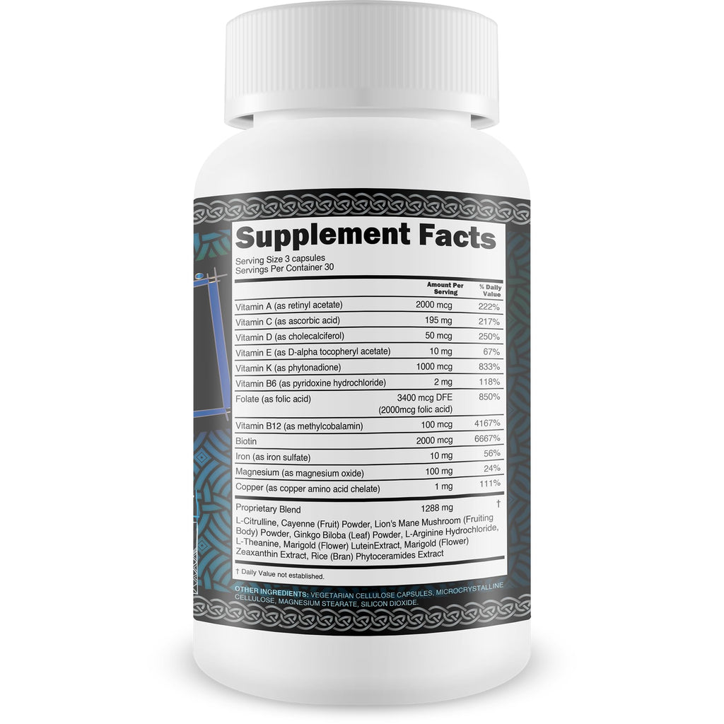 Celtic Salt Trick Boost for Blood Flow - Improved Formula - Our Best Blood Circulation Supplements for Men - Increase Blood Flow Care Blood Circulation Pills - Advanced Blood Flow Support - TrustMedUSA