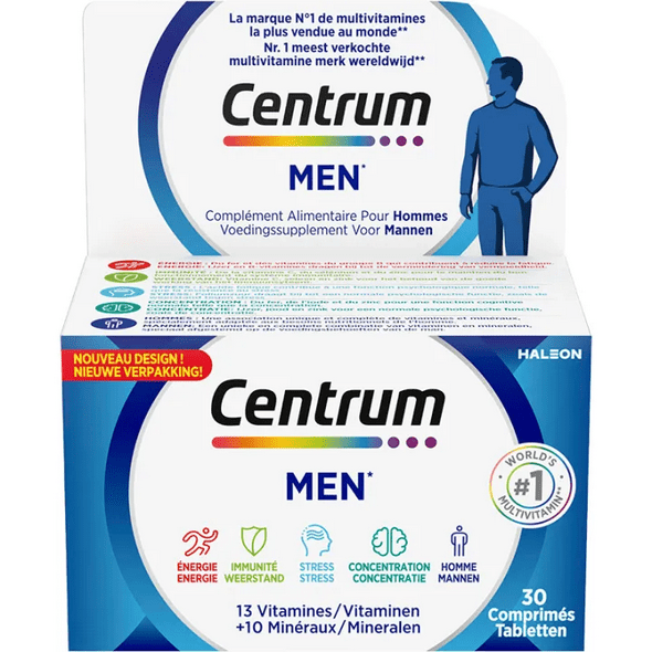 Centrum Men 13 Vitamins + 10 Minerals 30 tablets - TrustMedUSA