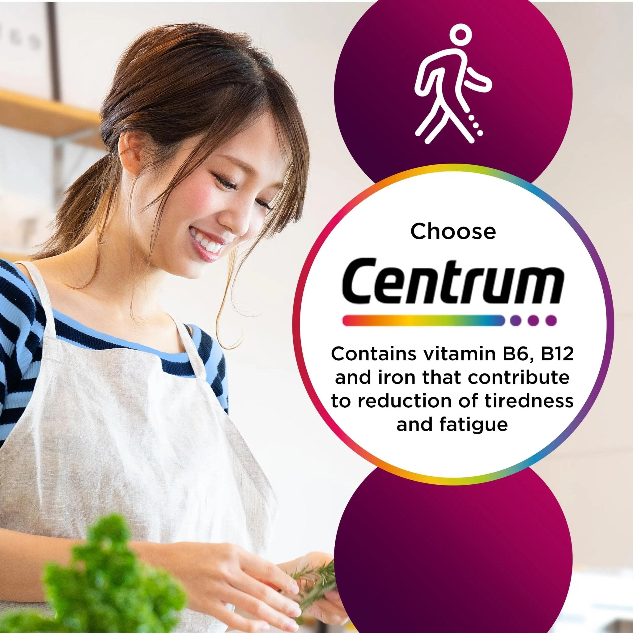Centrum Women Tablets Multivitamin & Mineral Supplements, with 23 essential nutrients - TrustMedUSA