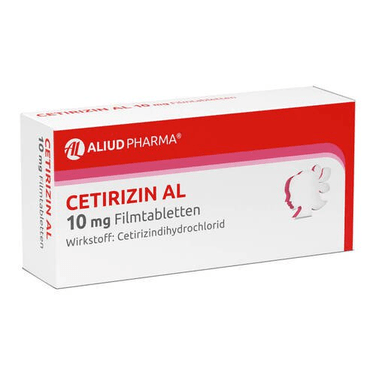 CETIRIZIN AL 10 mg film-coated tablets, 100 pcs - TrustMedUSA