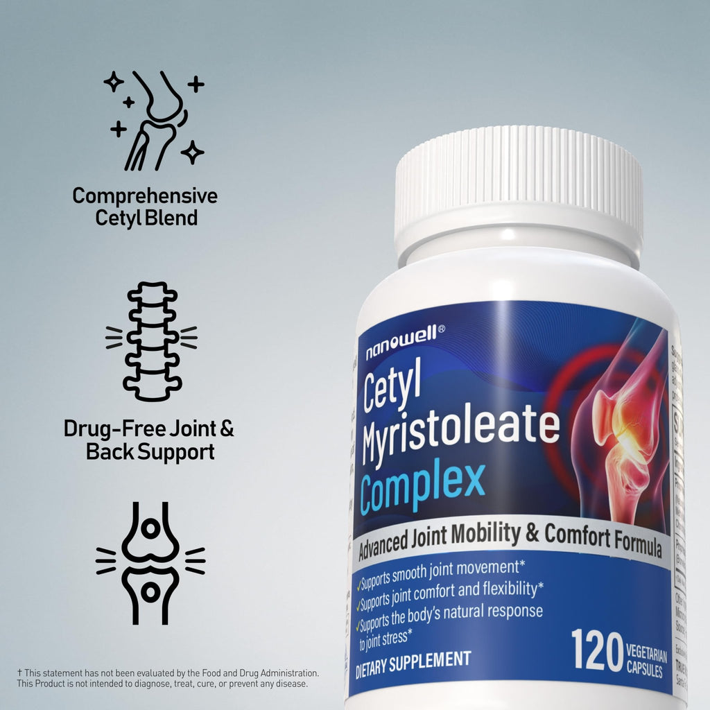 Cetyl Myristoleate Complex, CMO Advanced Joint Mobility & Comfort Formula 120 Capsules - TrustMedUSA