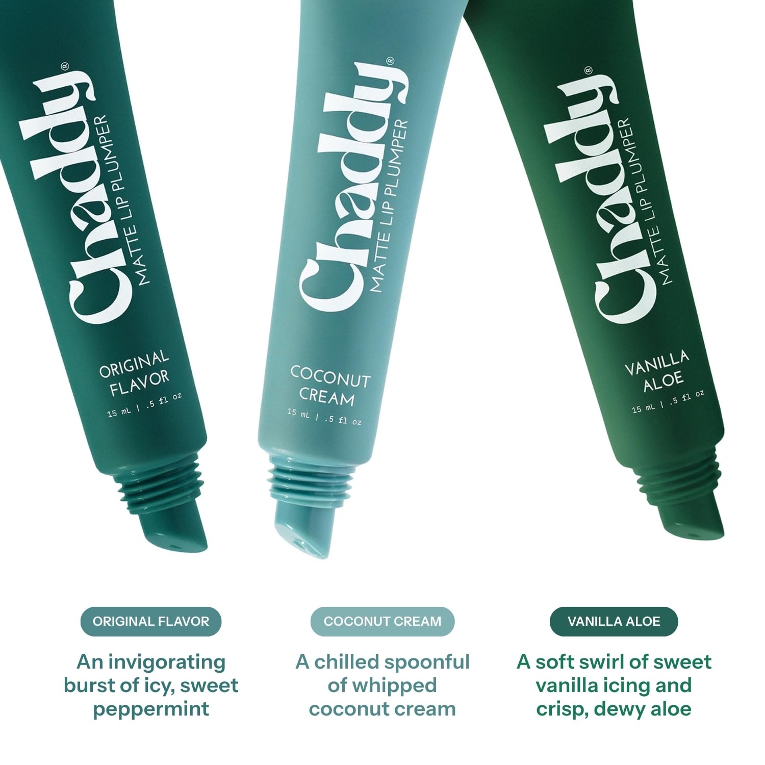 Chaddy Matte Lip Plumper - Hydrating Lip Plumper with Hyaluronic Acid | Plumping Lip, Natural Lip Care and Enhancer - 0.5 fl.oz (Original Flavor) - TrustMedUSA