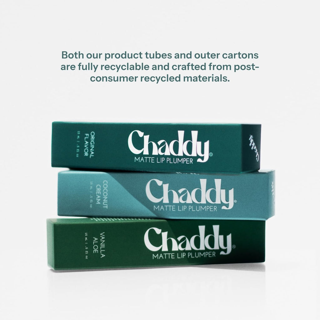 Chaddy Matte Lip Plumper - Hydrating Lip Plumper with Hyaluronic Acid | Plumping Lip, Natural Lip Care and Enhancer - 0.5 fl.oz (Original Flavor) - TrustMedUSA