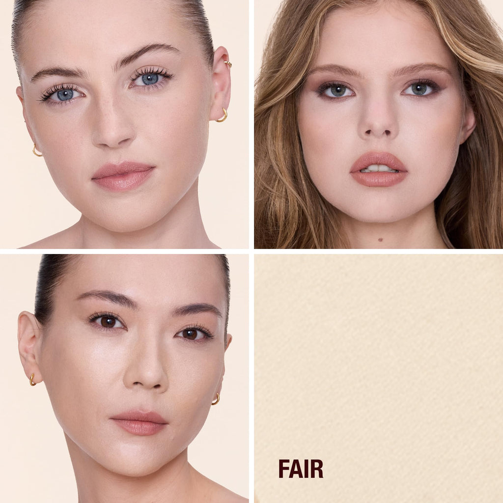 Charlotte Tilbury Airbrush Flawless Finish Setting Powder - Pore-Blurring Pressed Powder for Face Makeup to Minimize Shine with a Soft-Focus Finish - 1 Fair - TrustMedUSA