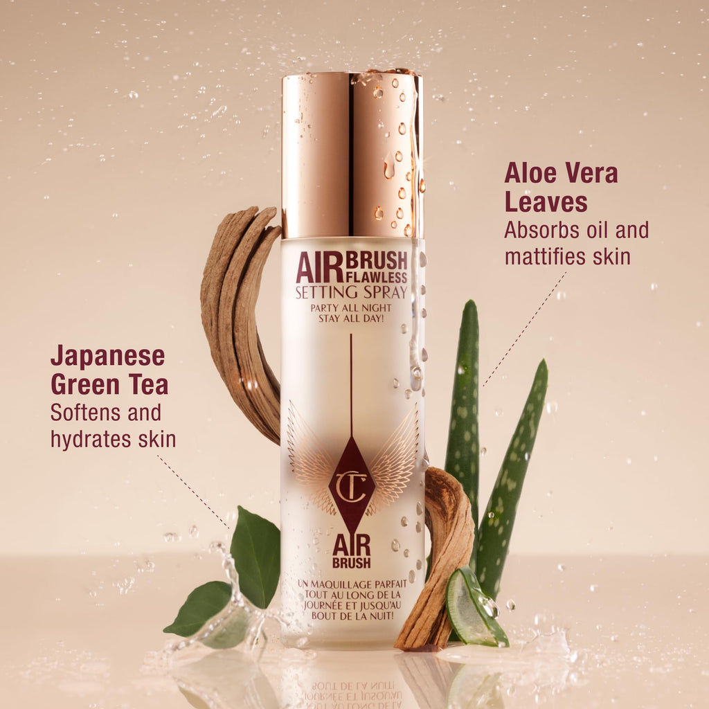 Charlotte Tilbury Airbrush Flawless Setting Spray - Ultra-Fine Hydrating Mist to Prime - TrustMedUSA